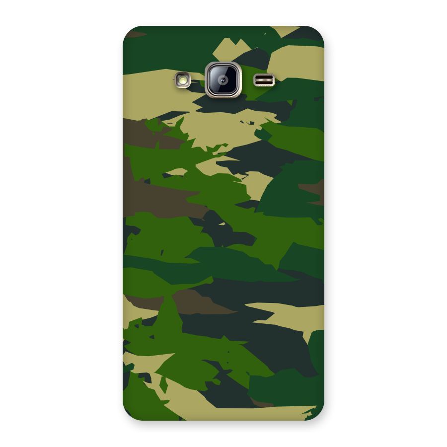 Green Camouflage Army Back Case for Galaxy On5