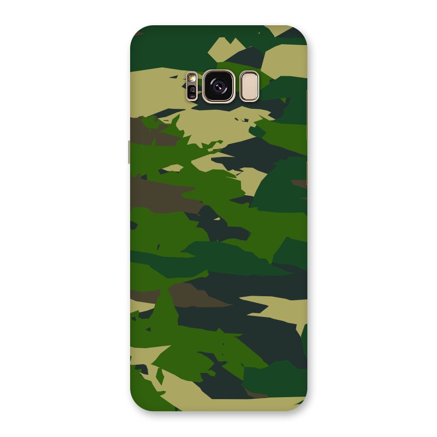 Green Camouflage Army Back Case for Galaxy S8 Plus