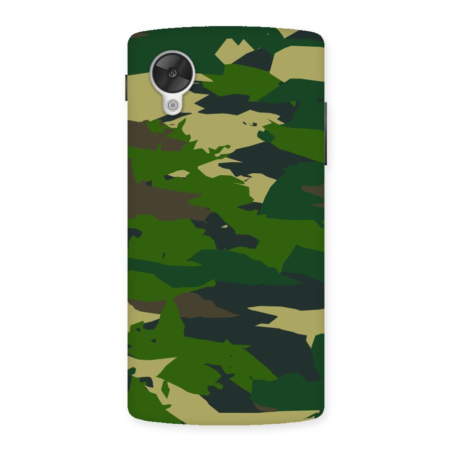 Green Camouflage Army Back Case for Google Nexsus 5