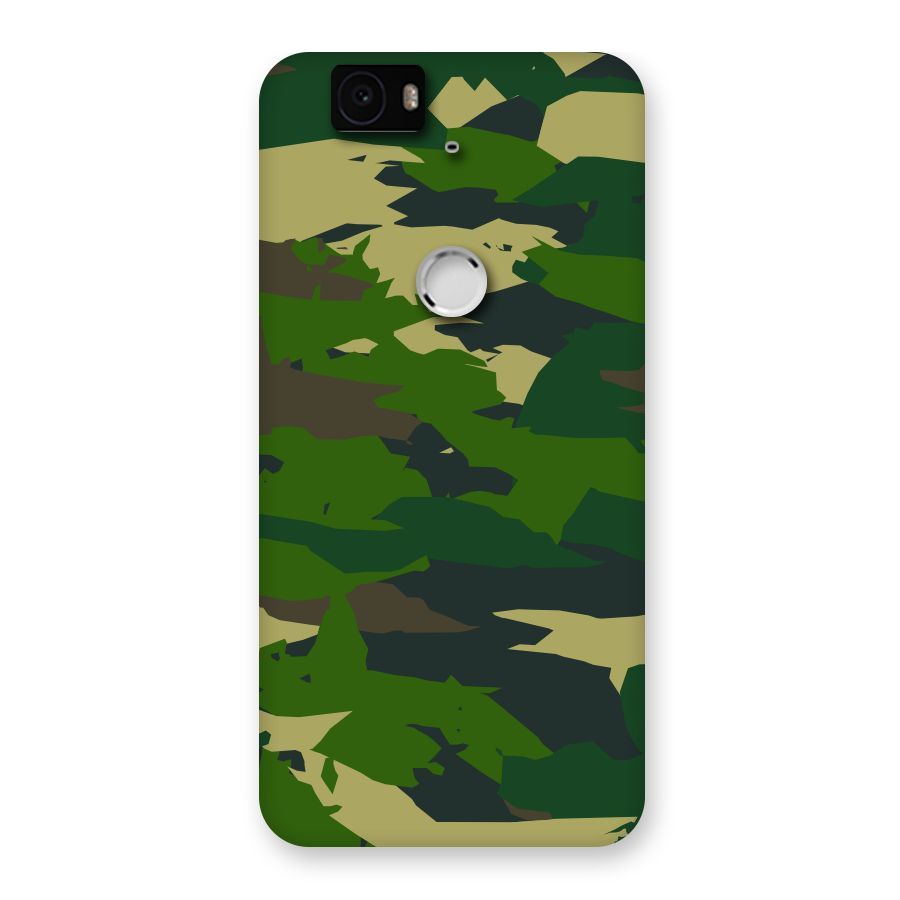 Green Camouflage Army Back Case for Google Nexus-6P
