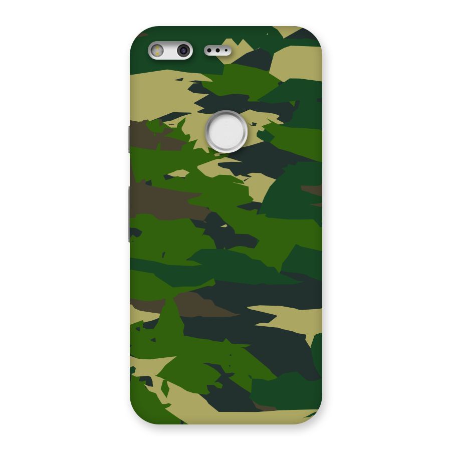 Green Camouflage Army Back Case for Google Pixel