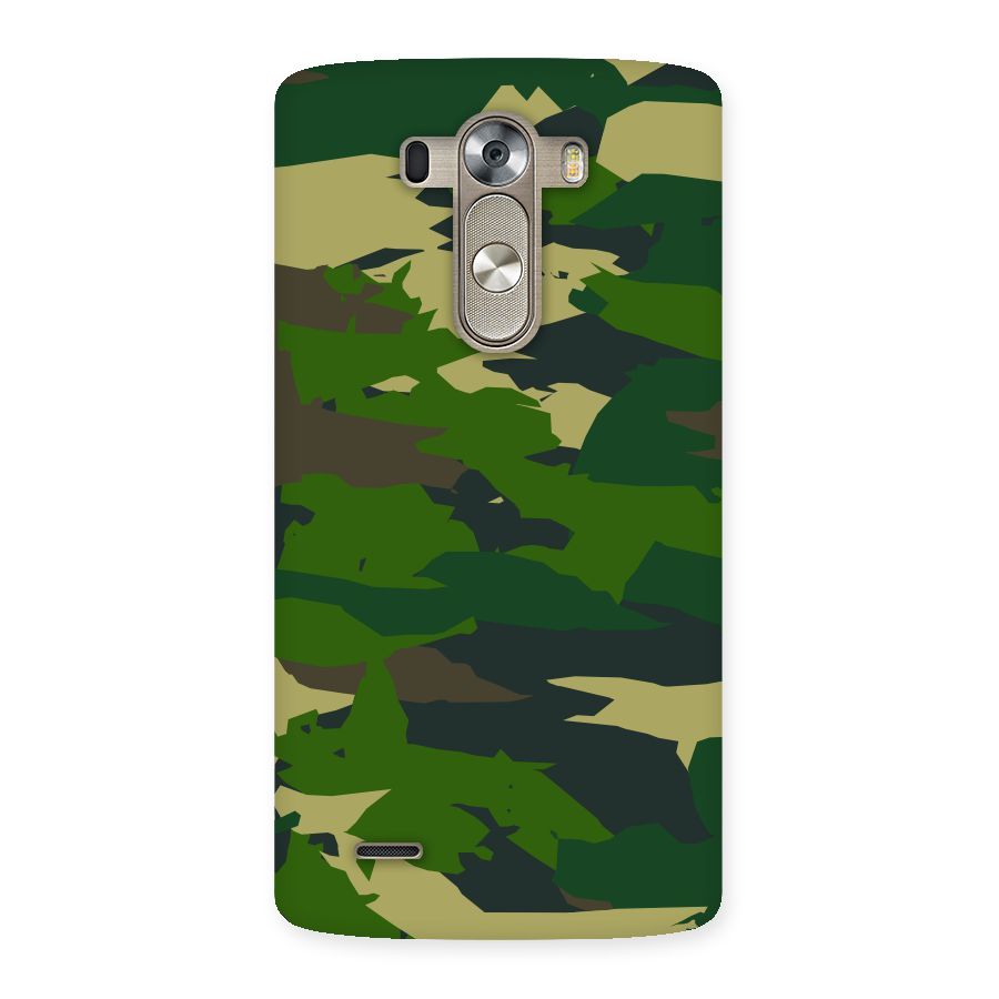 Green Camouflage Army Back Case for LG G3