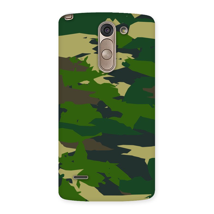 Green Camouflage Army Back Case for LG G3 Stylus