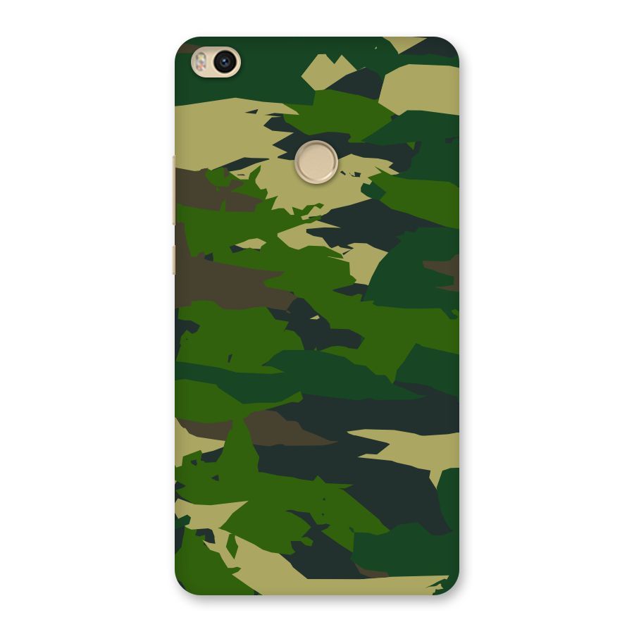 Green Camouflage Army Back Case for Mi Max 2