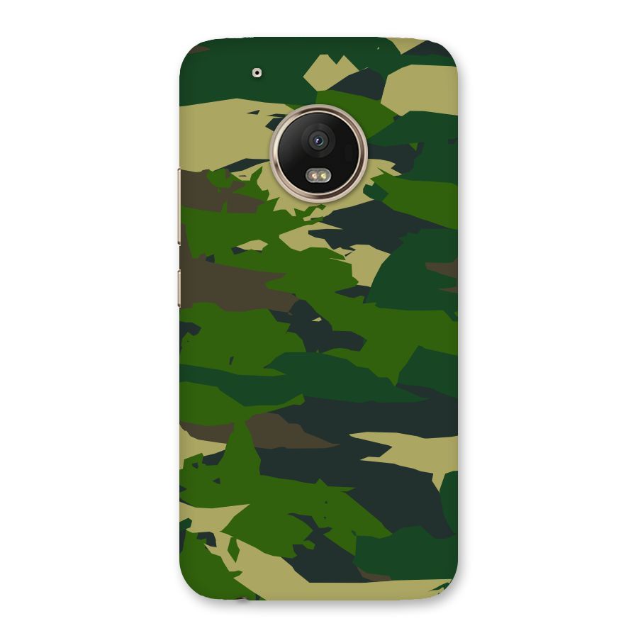 Green Camouflage Army Back Case for Moto G5 Plus