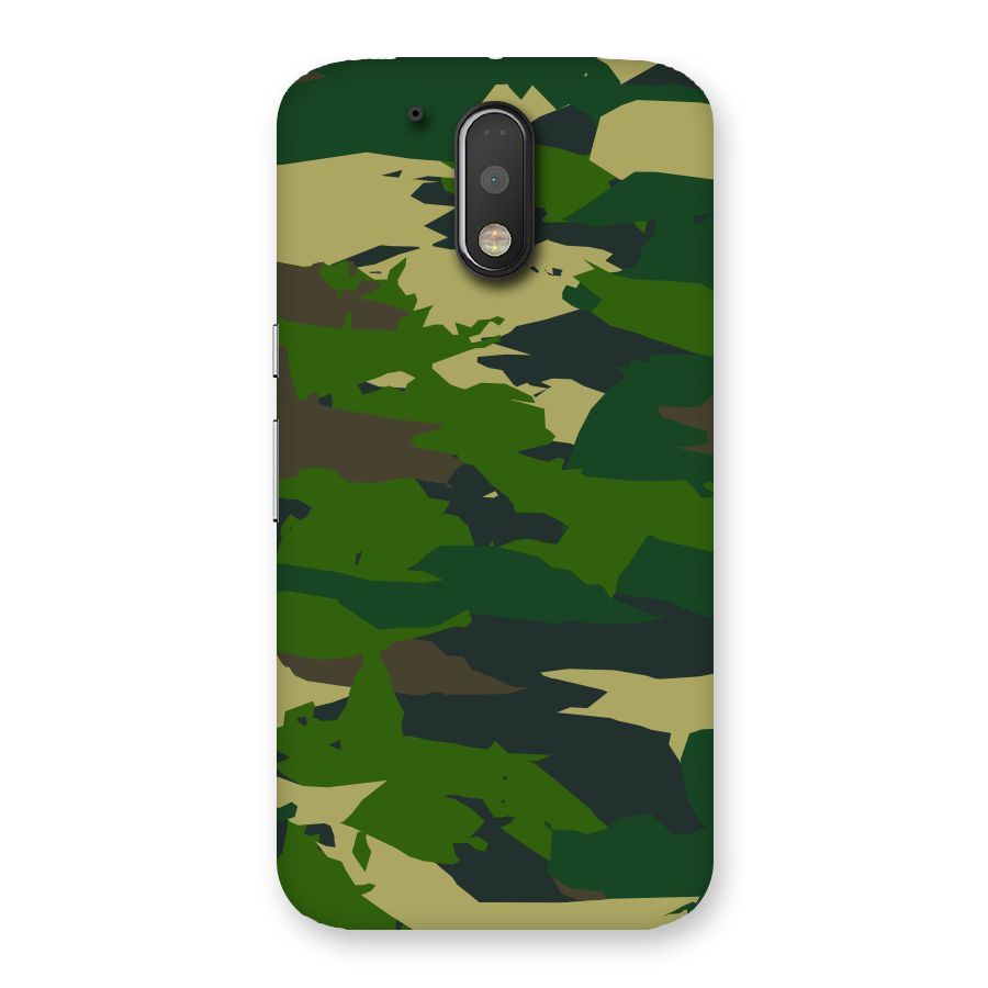 Green Camouflage Army Back Case for Motorola Moto G4 Plus