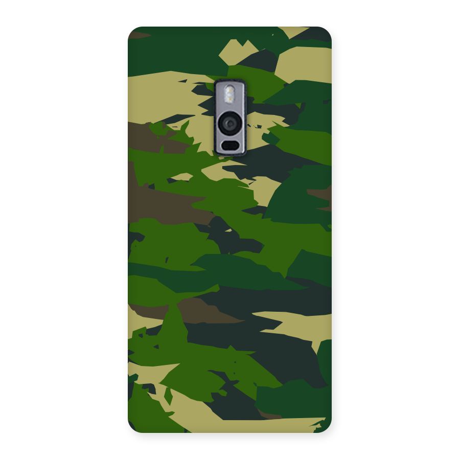 Green Camouflage Army Back Case for OnePlus Two
