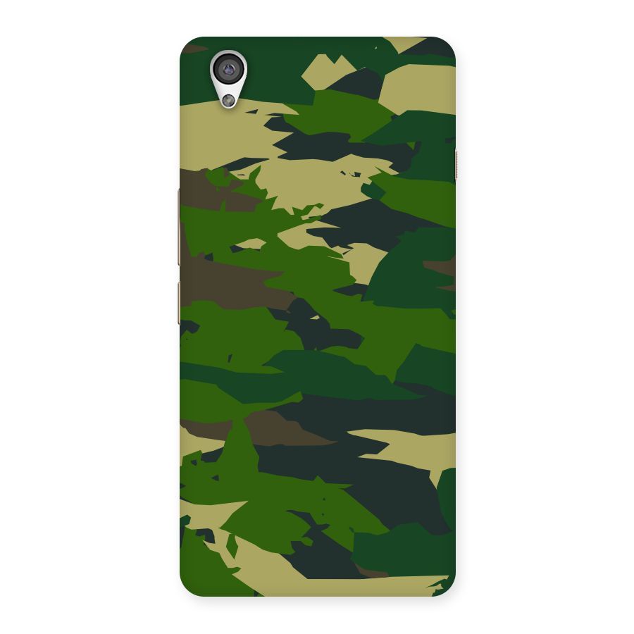 Green Camouflage Army Back Case for OnePlus X