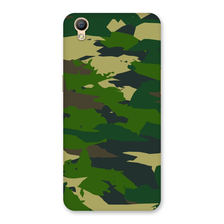 Green Camouflage Army Back Case for Oppo A37