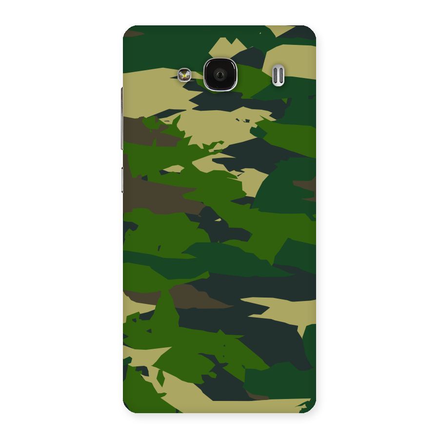 Green Camouflage Army Back Case for Redmi 2s