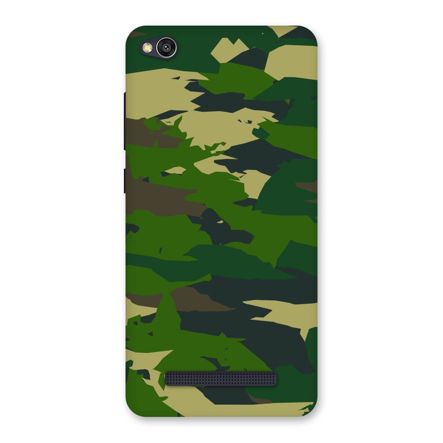 Green Camouflage Army Back Case for Redmi 4A