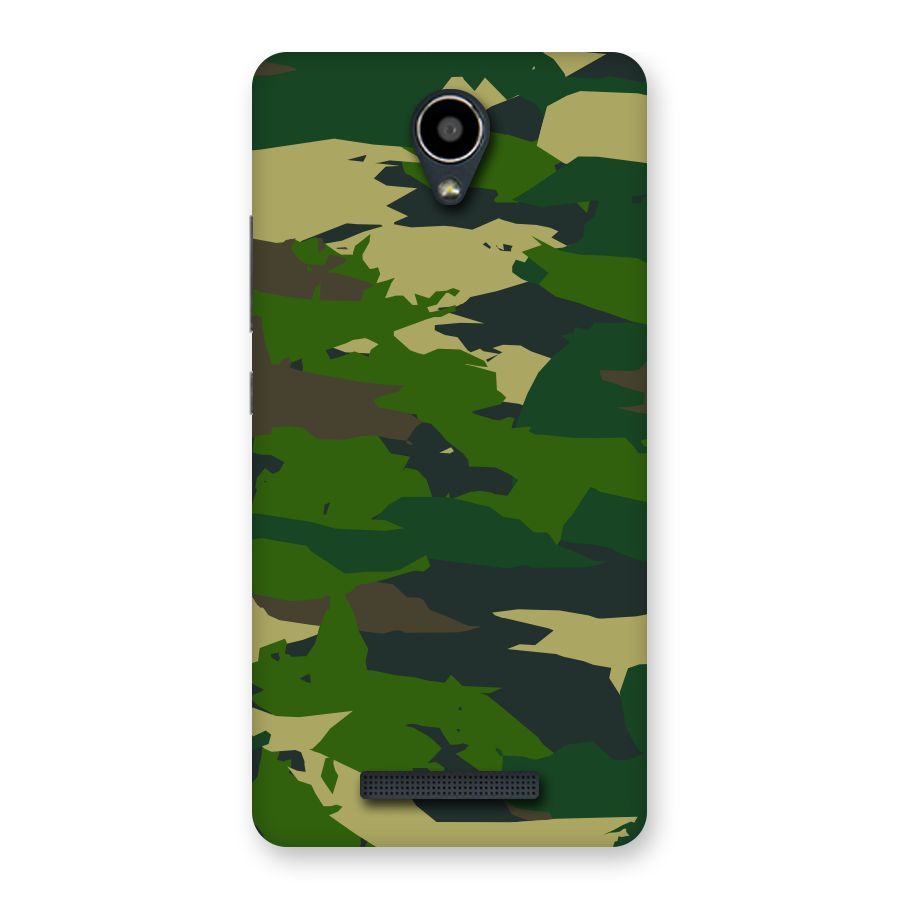 Green Camouflage Army Back Case for Redmi Note 2
