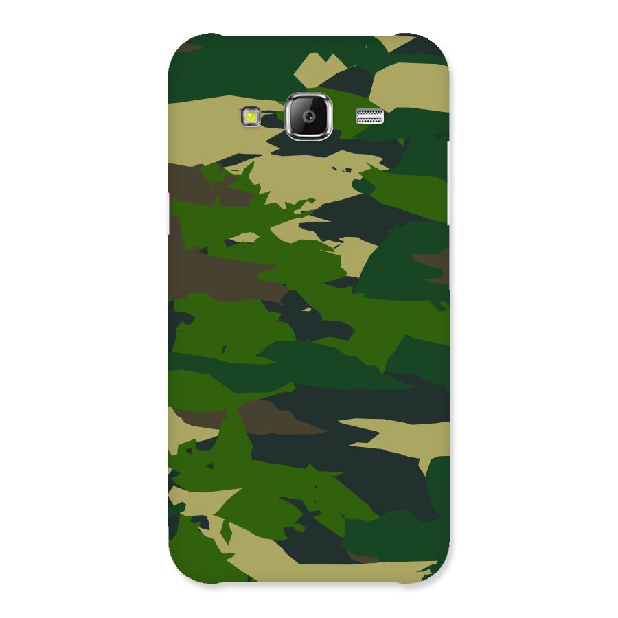 Green Camouflage Army Back Case for Samsung Galaxy J5