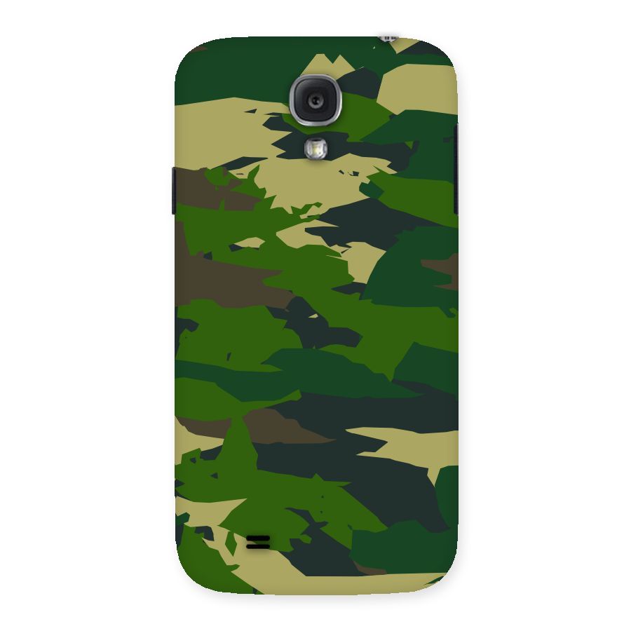 Green Camouflage Army Back Case for Samsung Galaxy S4