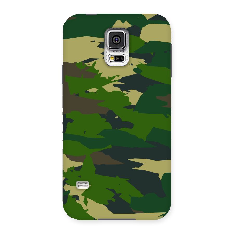 Green Camouflage Army Back Case for Samsung Galaxy S5