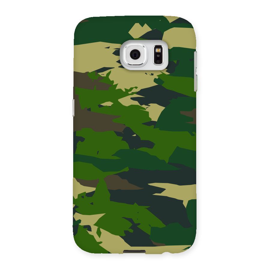 Green Camouflage Army Back Case for Samsung Galaxy S6