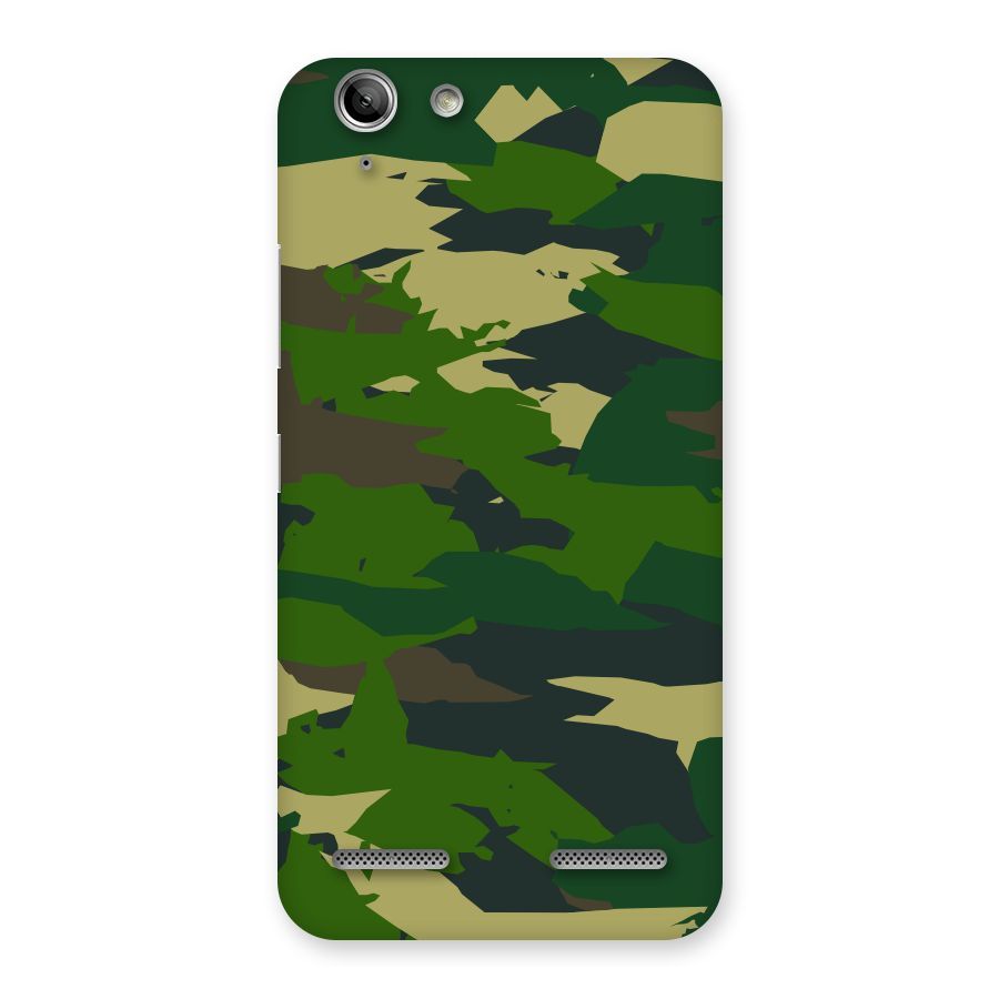 Green Camouflage Army Back Case for Vibe K5 Plus