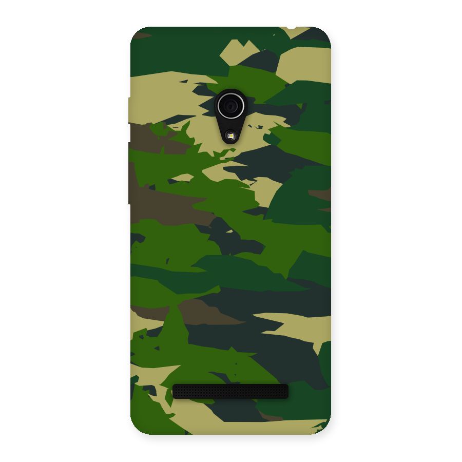 Green Camouflage Army Back Case for Zenfone 5