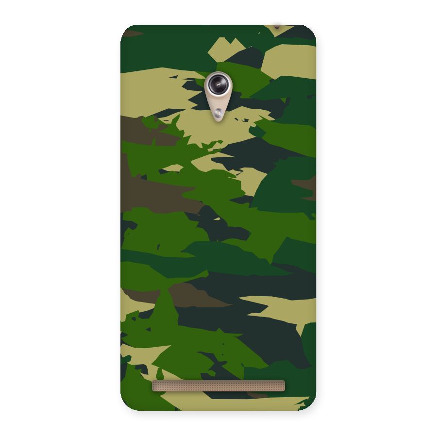 Green Camouflage Army Back Case for Zenfone 6