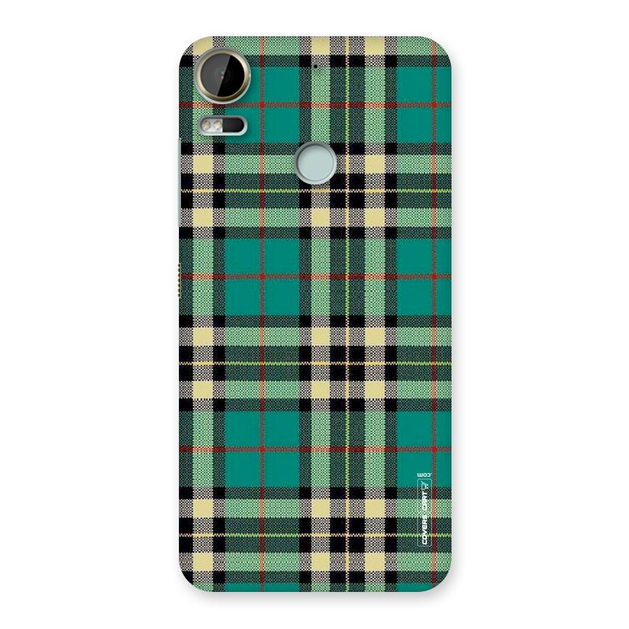 Green Check Back Case for Desire 10 Pro