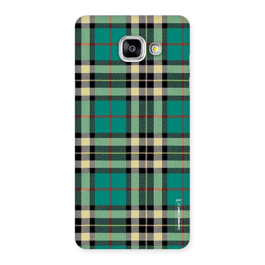Green Check Back Case for Galaxy A5 2016