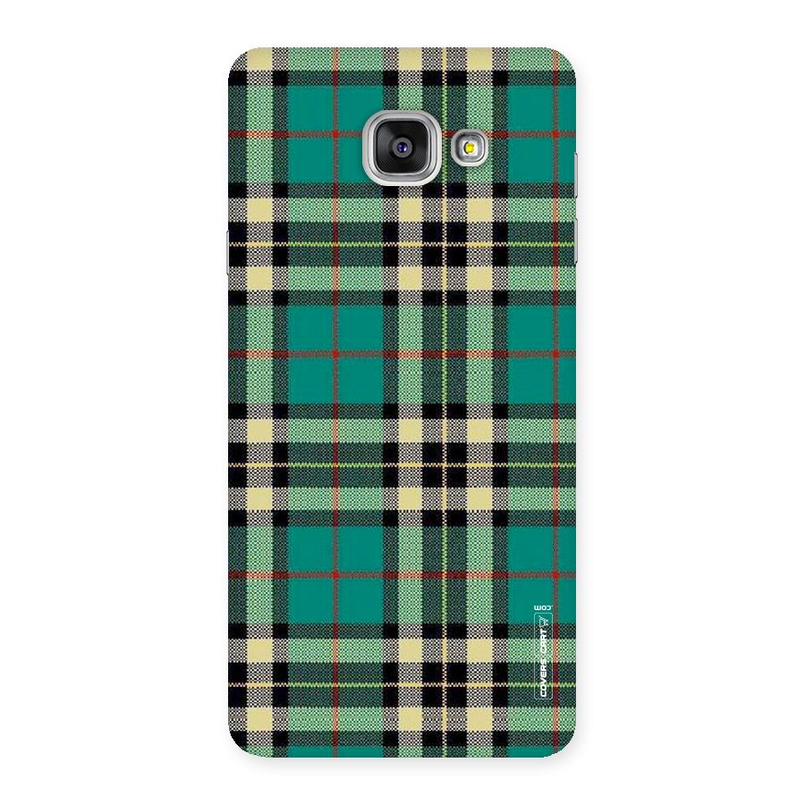 Green Check Back Case for Galaxy A7 2016