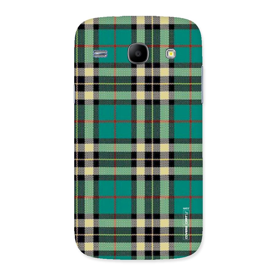 Green Check Back Case for Galaxy Core