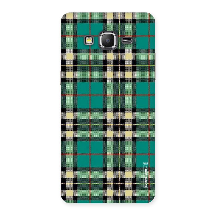 Green Check Back Case for Galaxy Grand Prime