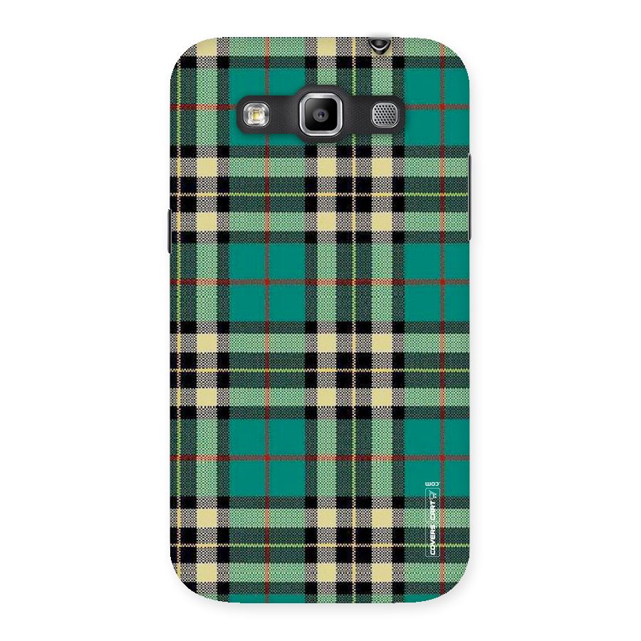 Green Check Back Case for Galaxy Grand Quattro