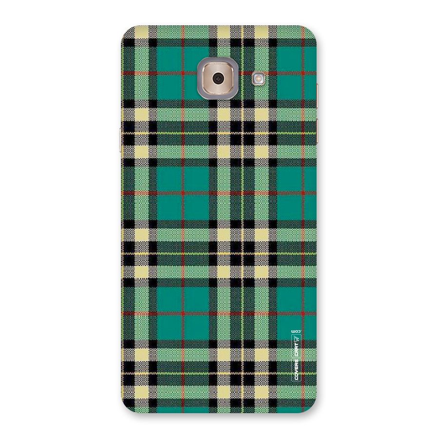 Green Check Back Case for Galaxy J7 Max