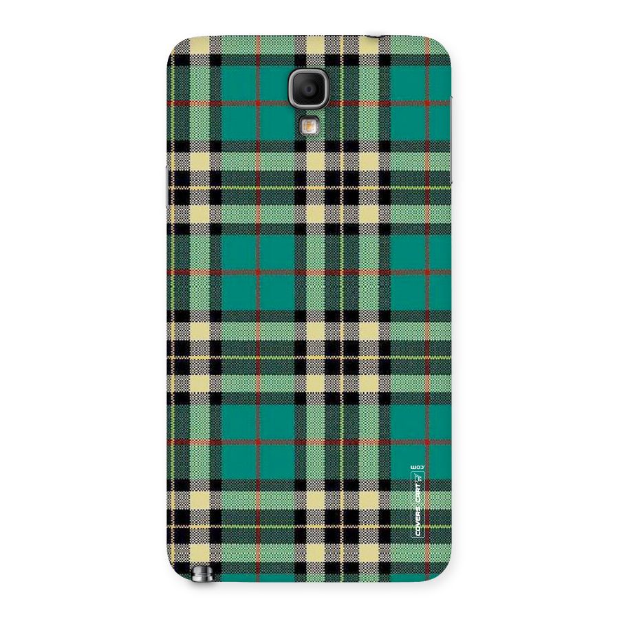 Green Check Back Case for Galaxy Note 3 Neo