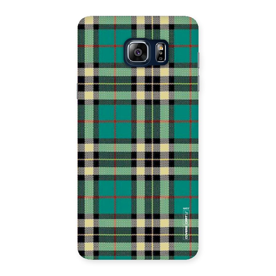 Green Check Back Case for Galaxy Note 5