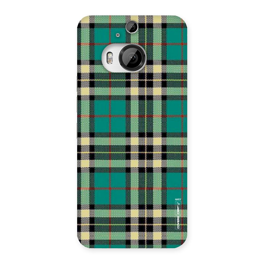 Green Check Back Case for HTC One M9 Plus
