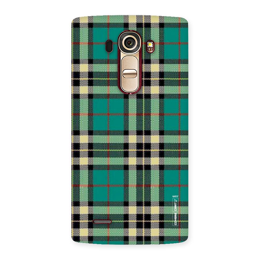 Green Check Back Case for LG G4