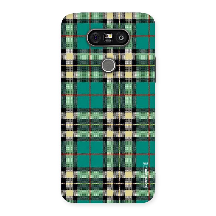 Green Check Back Case for LG G5