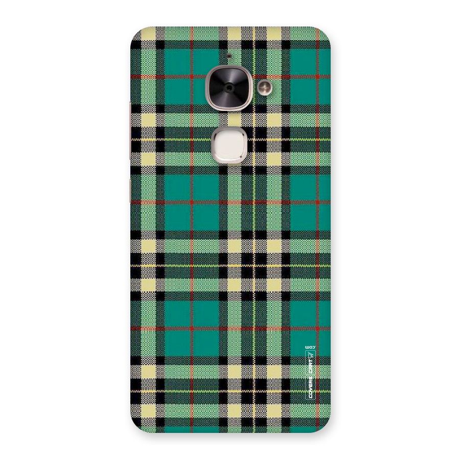 Green Check Back Case for Le 2