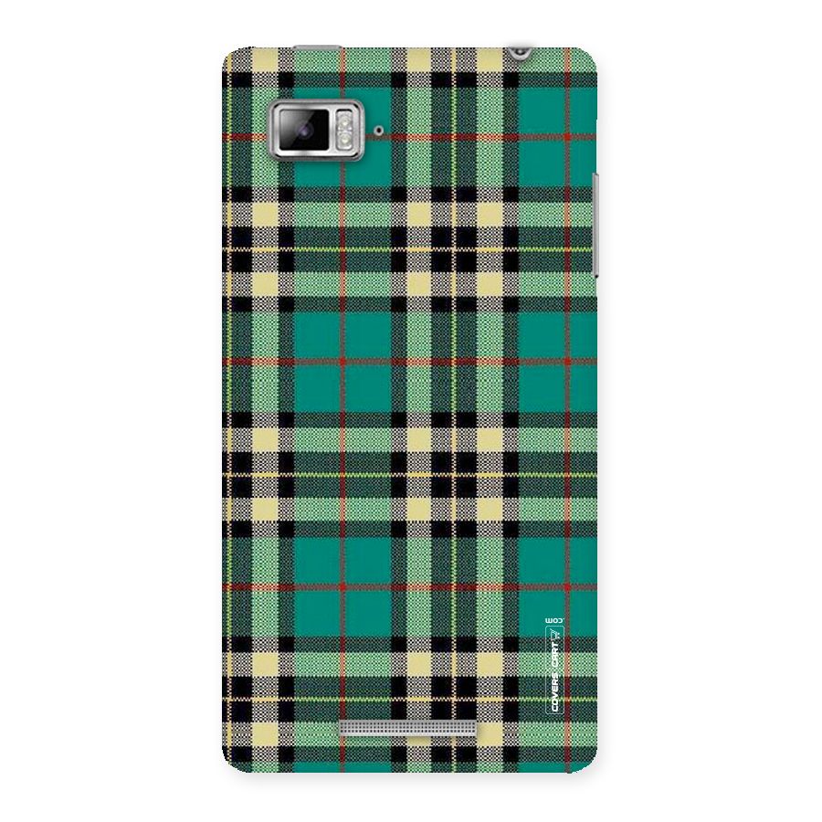 Green Check Back Case for Lenovo Vibe Z K910