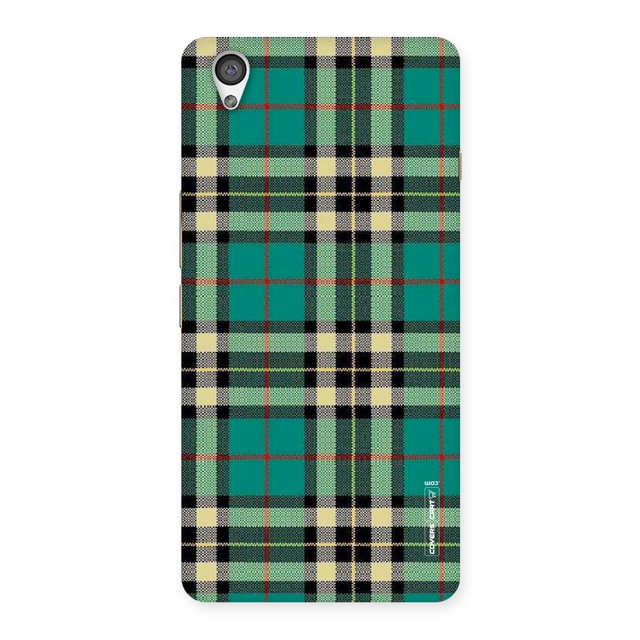 Green Check Back Case for OnePlus X