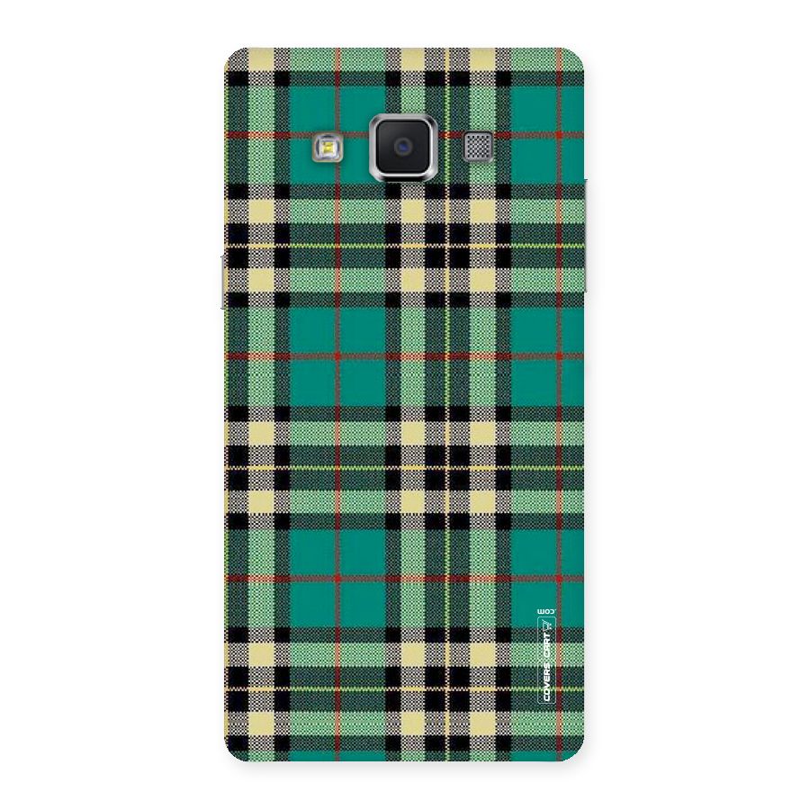 Green Check Back Case for Samsung Galaxy A5