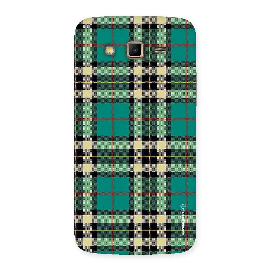 Green Check Back Case for Samsung Galaxy Grand 2