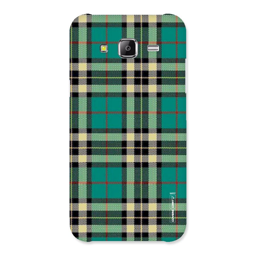 Green Check Back Case for Samsung Galaxy J2 Prime