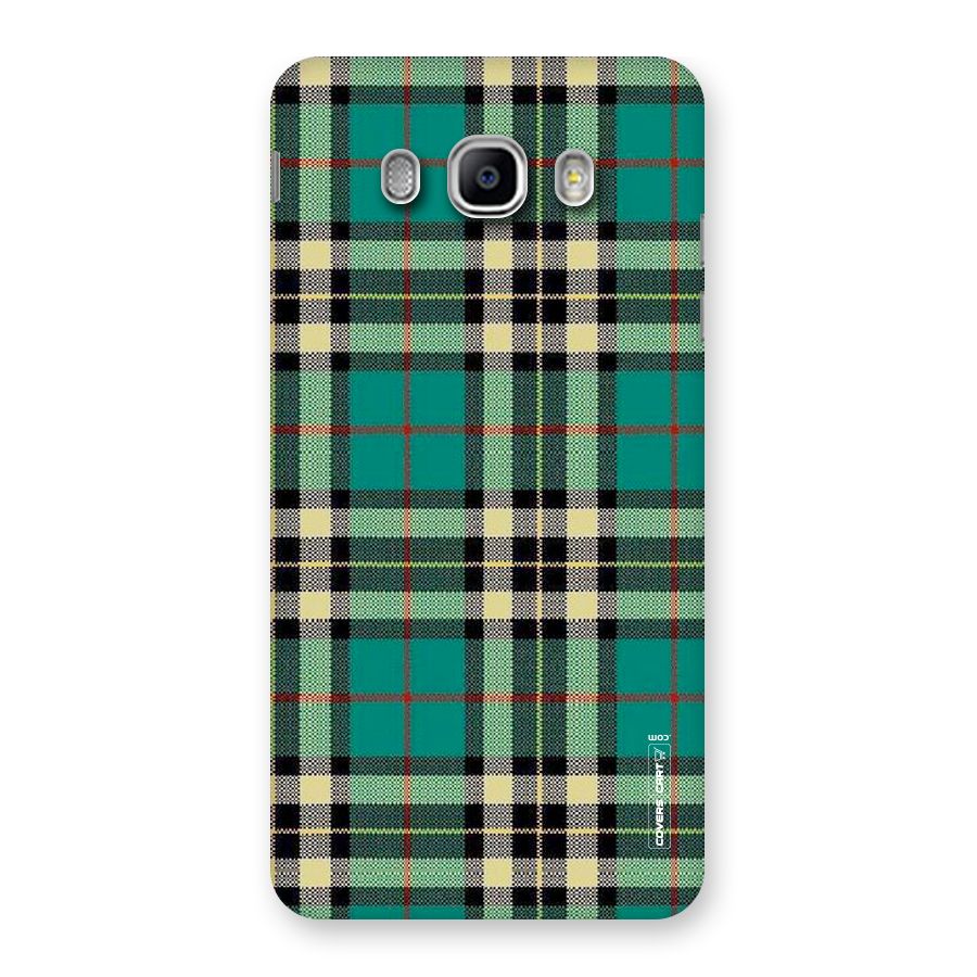 Green Check Back Case for Samsung Galaxy J5 2016