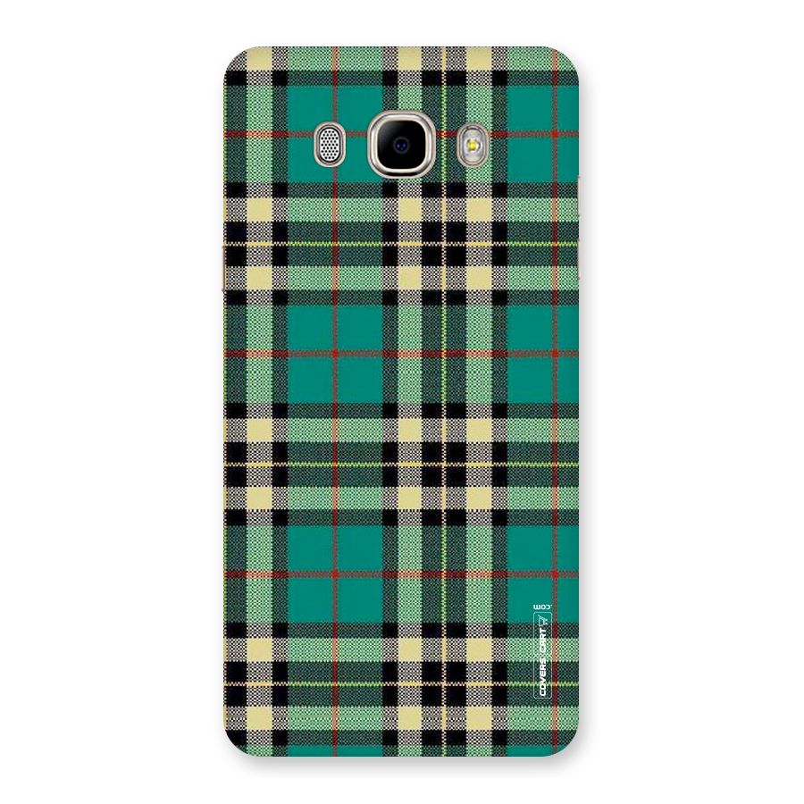 Green Check Back Case for Samsung Galaxy J7 2016