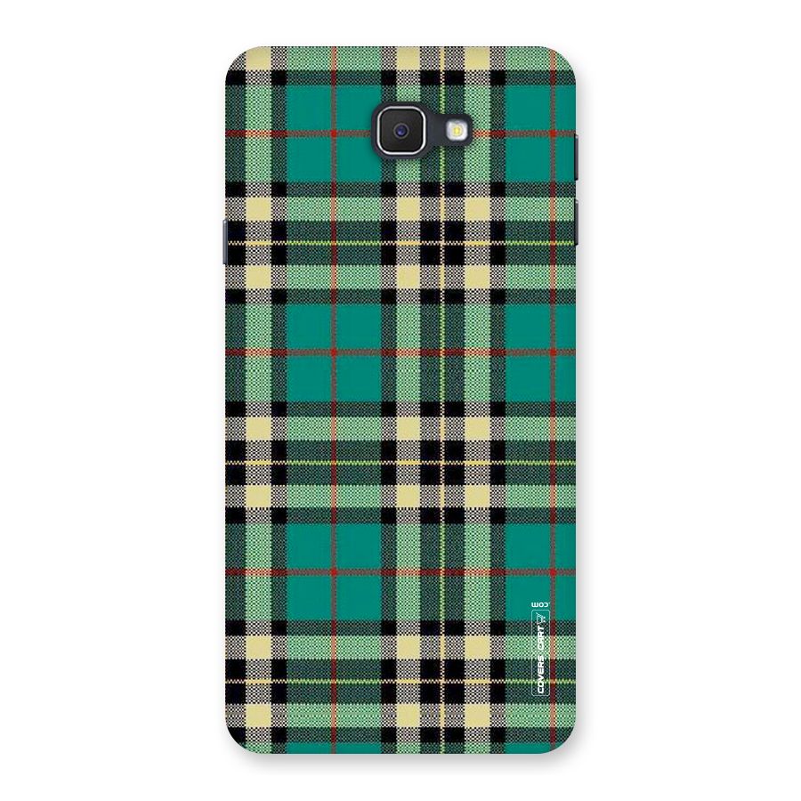Green Check Back Case for Samsung Galaxy J7 Prime