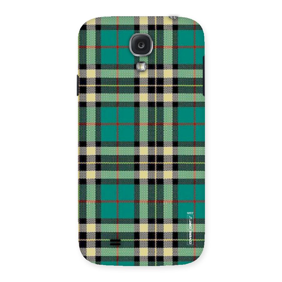 Green Check Back Case for Samsung Galaxy S4