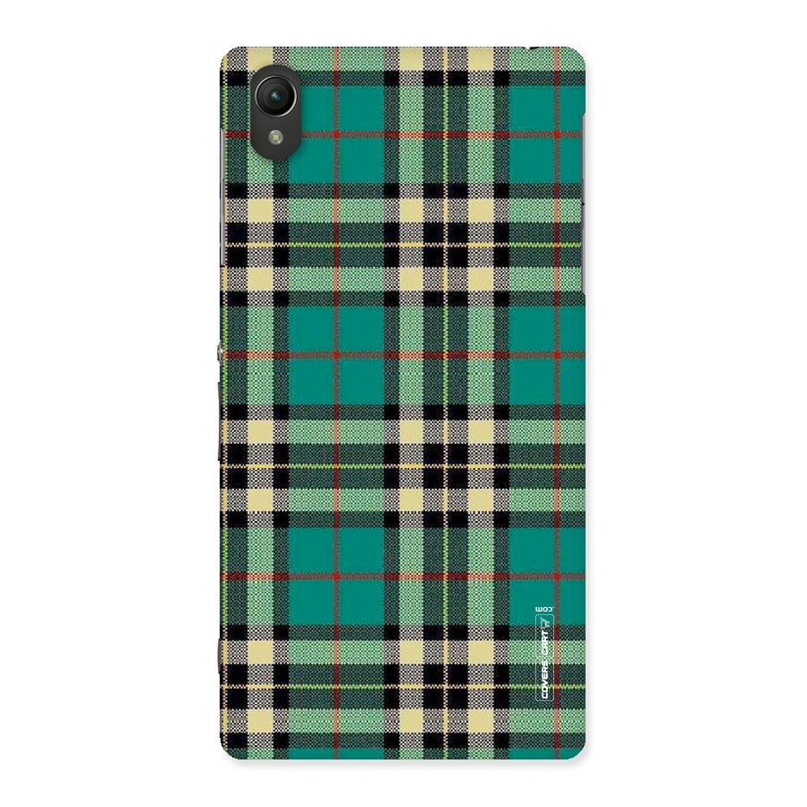 Green Check Back Case for Sony Xperia Z2