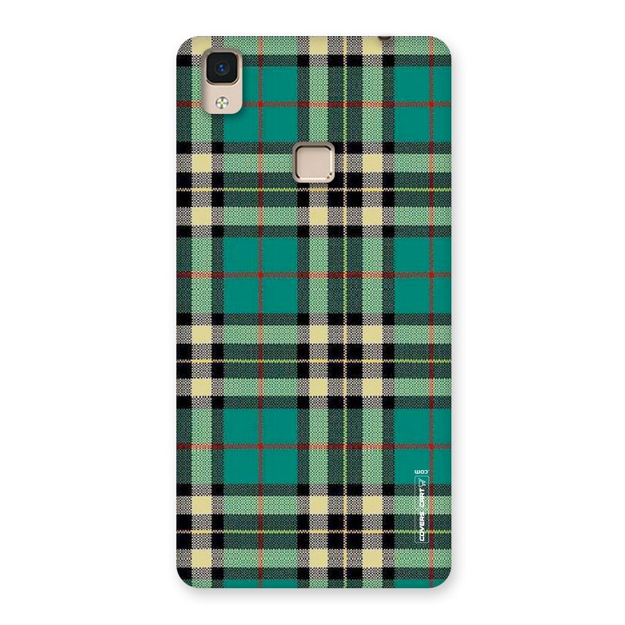 Green Check Back Case for V3 Max