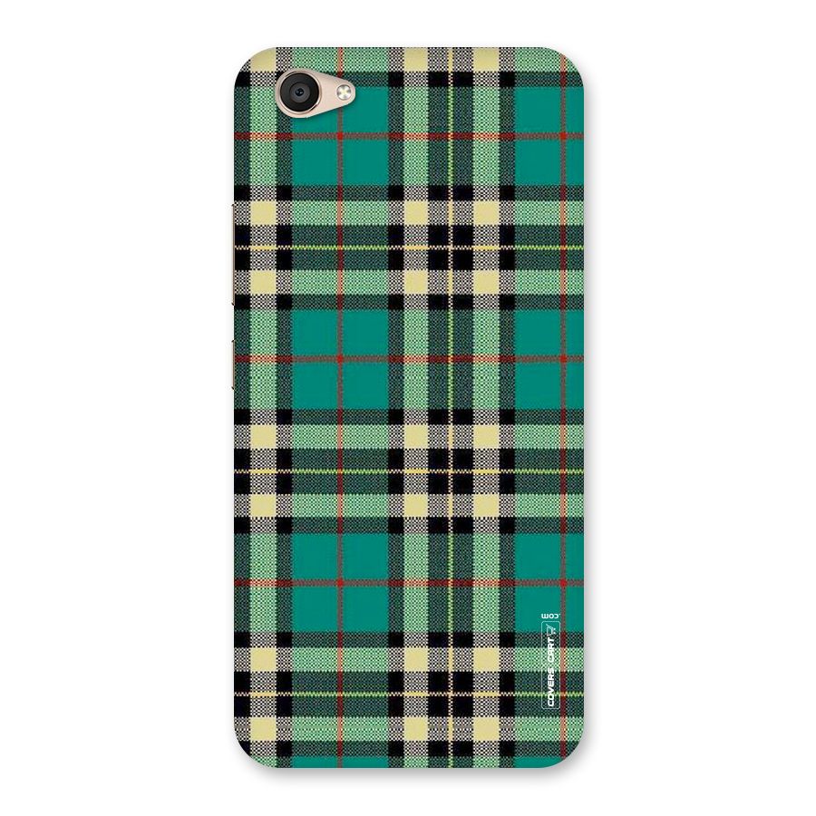 Green Check Back Case for Vivo V5 Plus