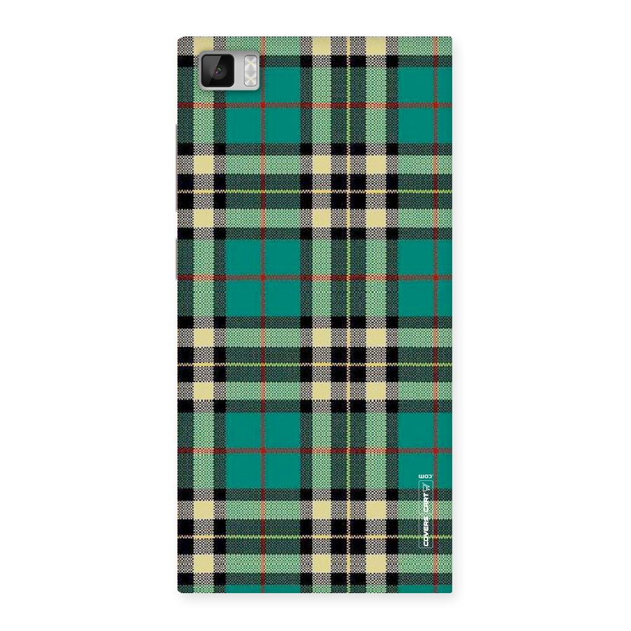 Green Check Back Case for Xiaomi Mi3
