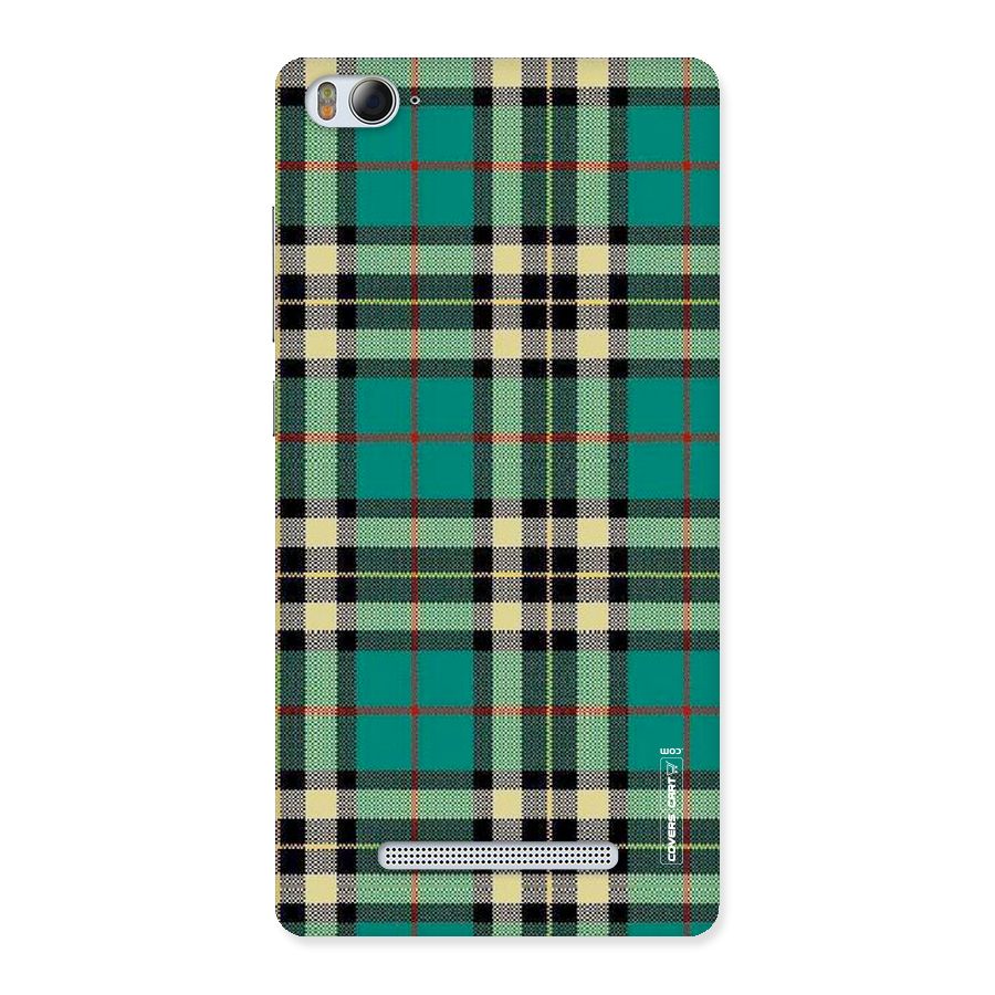 Green Check Back Case for Xiaomi Mi4i